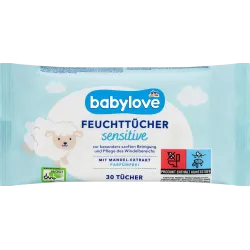 Servetele umede sensibile, 30 buc