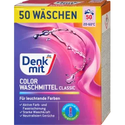 Detergent pudră colorat, 50 W