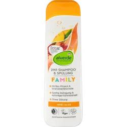 Șampon și balsam de păr Family 2 în 1, 300 ml