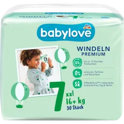 Scutece Premium Mărimea 7 XXL 16+ kg, 30 buc