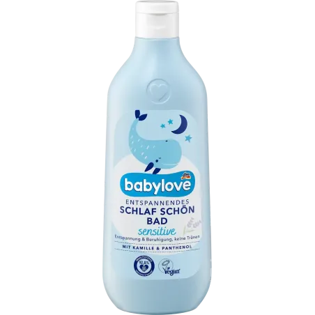 Aditiv pentru baie pentru bebeluși, somn relaxant, baie frumoasă, sensibilă, 500 ml