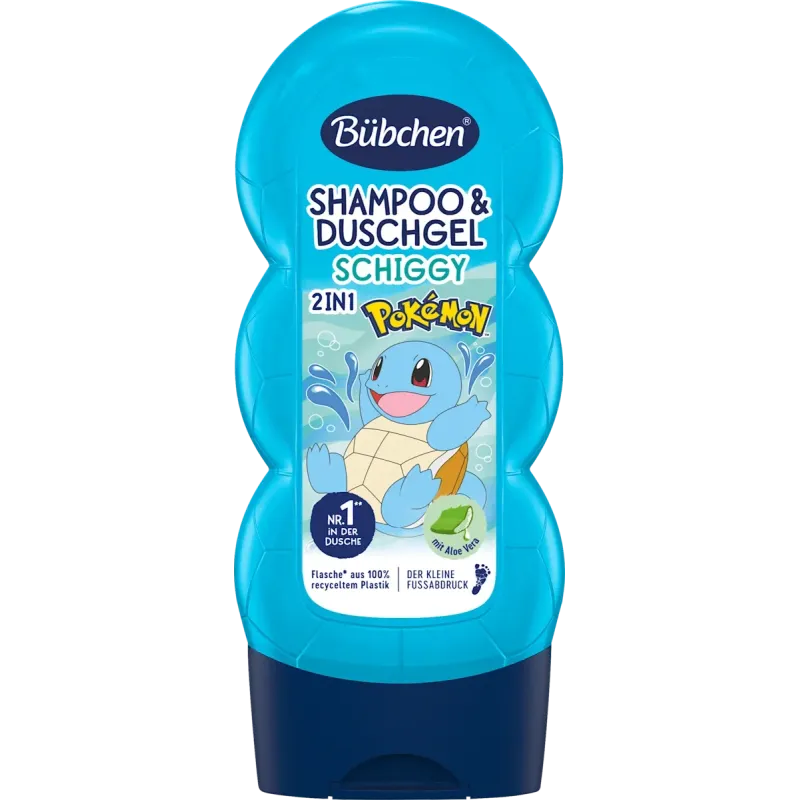 Șampon și gel de duș pentru copii 2 în 1 Squirtle Pokémon, 230 ml