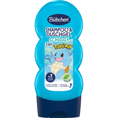 Șampon și gel de duș pentru copii 2 în 1 Squirtle Pokémon, 230 ml