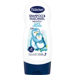 Șampon și gel de duș pentru copii 2 în 1 Gentle Favorites Sensitive, 230 ml