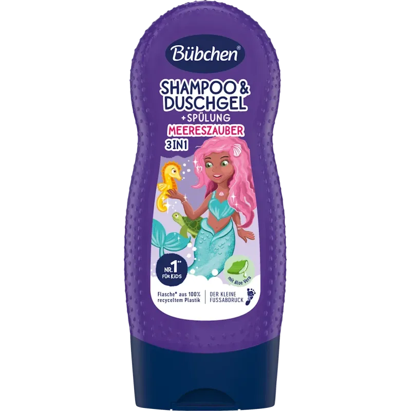 Șampon, gel de duș și balsam pentru copii 3 în 1 Sea Magic, 230 ml