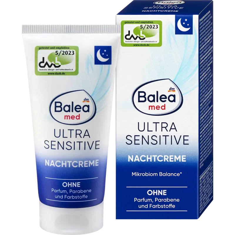 Cremă de noapte ultra sensibilă, 50 ml