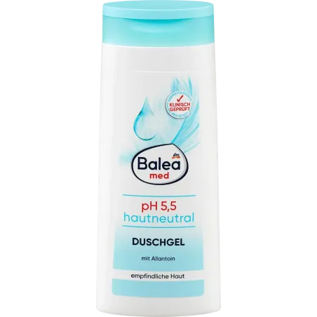 Gel de duș cu alantoină pH 5,5 neutru pentru piele, 300 ml