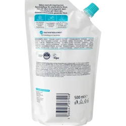Loțiune de spălare fără săpun și neutră pentru piele, reumplere, 500 ml