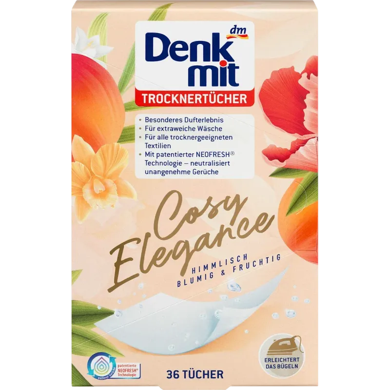 Cearșaf pentru uscător Cozy Elegance, 36 buc