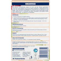 Cearșaf pentru uscător Cozy Elegance, 36 buc