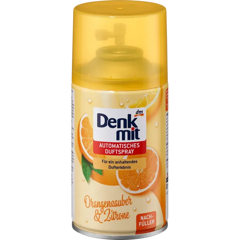 Spray de parfum automat pentru odorizant, pachet de reîncărcare cu portocale magice și lămâie, 250 ml