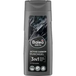 Gel de duș cu carbon activ 3 în 1, 300 ml