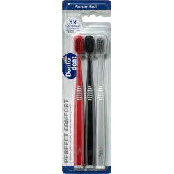 Periuță de dinți Perfect Comfort super moale, 3 bucăți