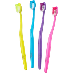Periuță de dinți medie clasică, 4 bucăți
