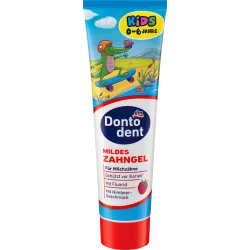 Pastă de dinți pentru copii, gel de dinți delicat, până la 6 ani, 100 ml