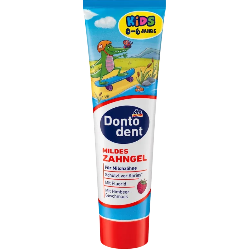 Pastă de dinți pentru copii, gel de dinți delicat, până la 6 ani, 100 ml