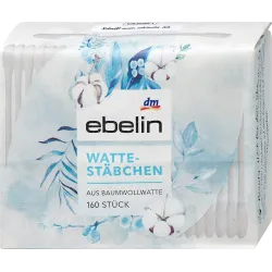 Pachet de rezervă pentru bețișoare de bumbac, 160 bucăți