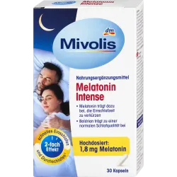 Capsule cu melatonină intensă, 30 de capsule, 23 g