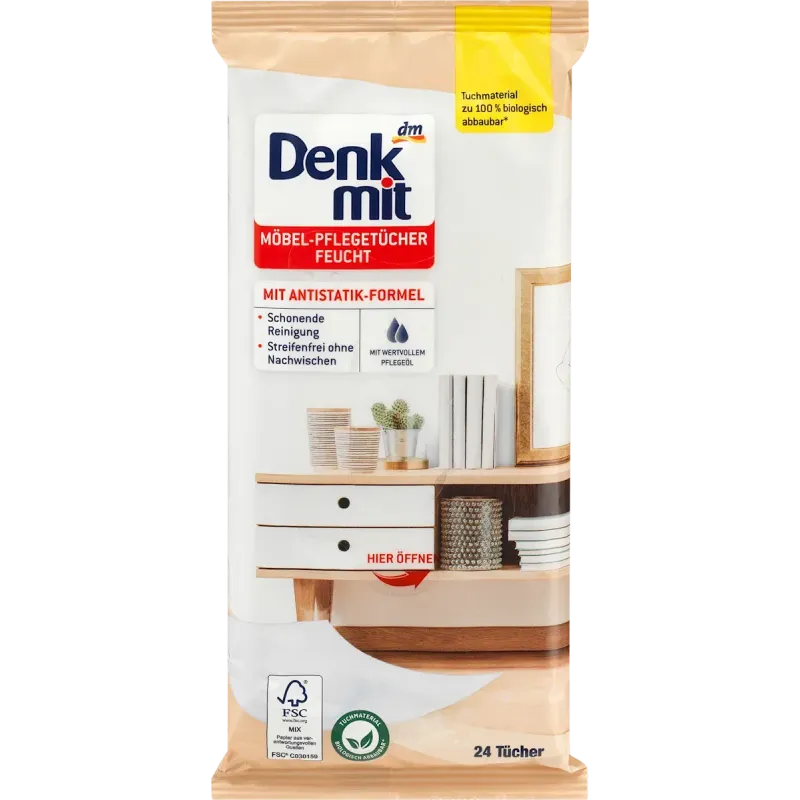 Servetele umede pentru curatare mobila, 24 buc