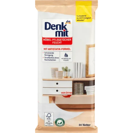 Servetele umede pentru curatare mobila, 24 buc