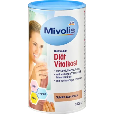 Shake dietetic, alimente vitale, aromă de ciocolată, 500 g