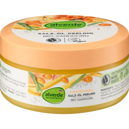 Scrub de îngrijire corporală, sare și ulei, 250 g