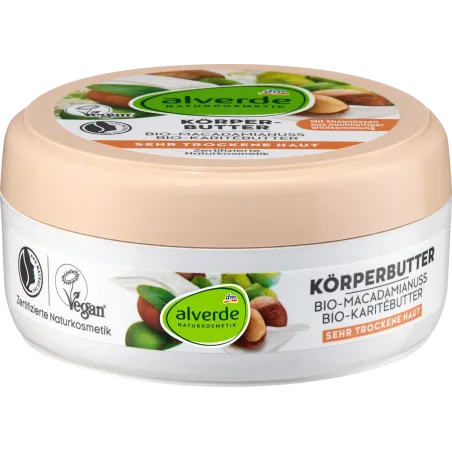 Unt de corp cu nuci de macadamia, 200 ml