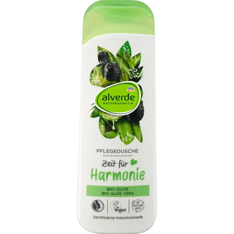 Gel de duș „Timp pentru armonie” cu măsline și aloe vera, 250 ml