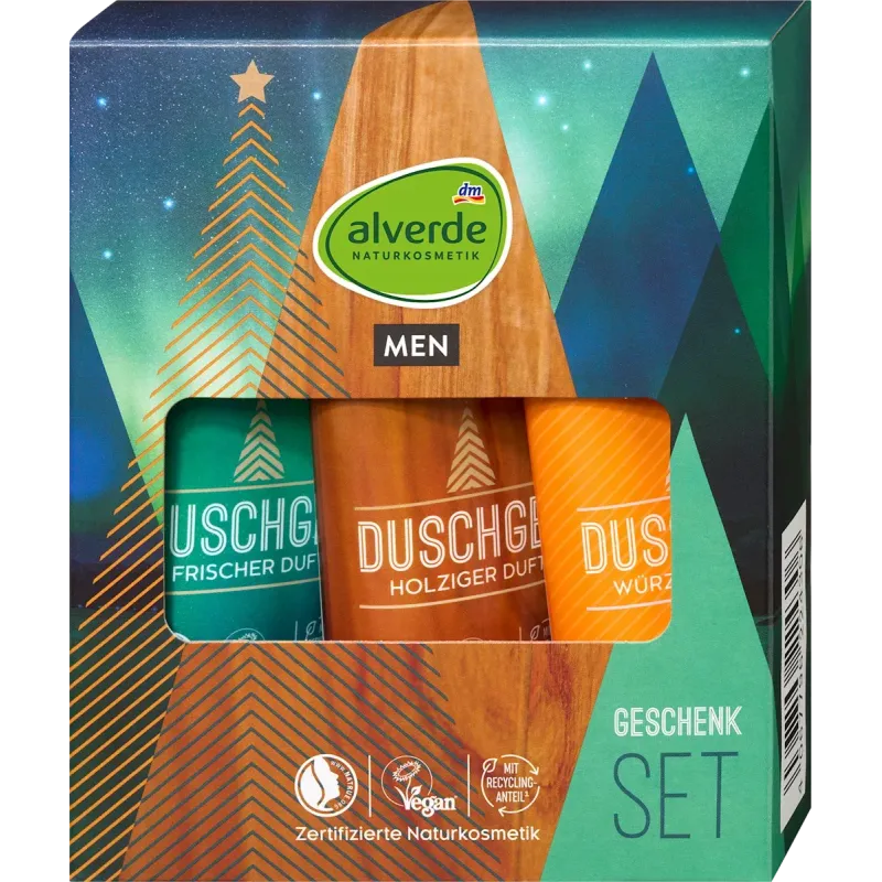 Set cadou cu geluri de duș pentru bărbați, 3 bucăți, 1 buc.