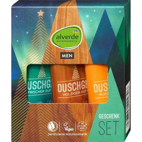 Set cadou cu geluri de duș pentru bărbați, 3 bucăți, 1 buc.