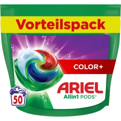 Capsule detergent de rufe colorate, 50 litri