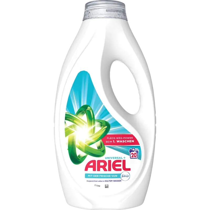 Detergent lichid de rufe Febreze, 20 de spălări
