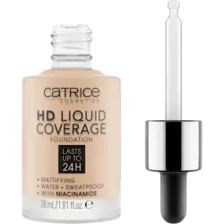 HD Liquid Coverage fond de ten 010 Light Beige, 30 ml