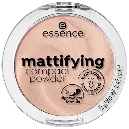 Pudră compactă matifiantă bej pastel 11, 12 g