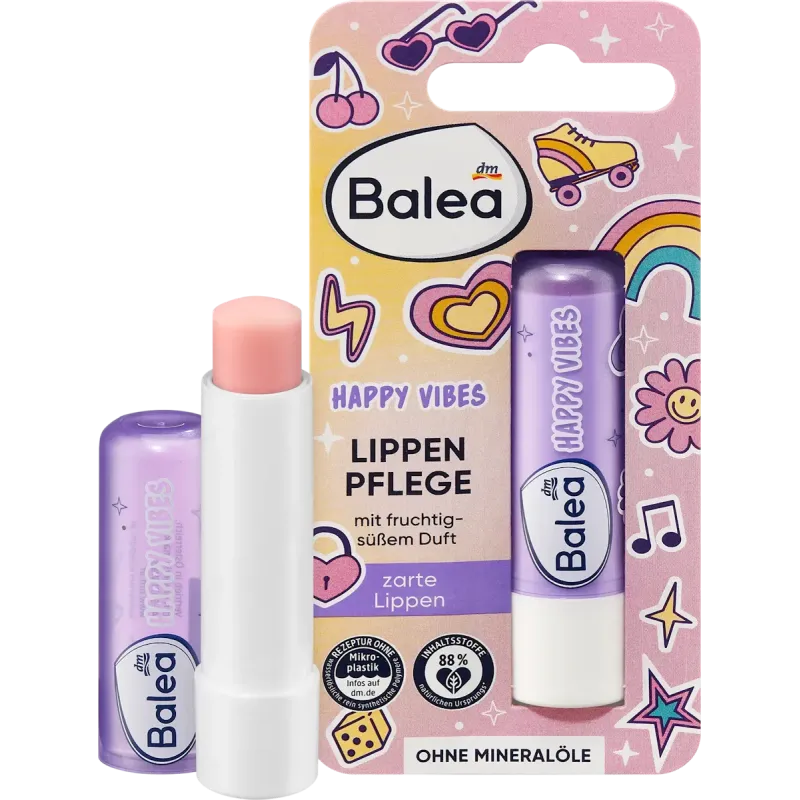 Balsam de buze pentru copii Happy Vibes, 4,8 g
