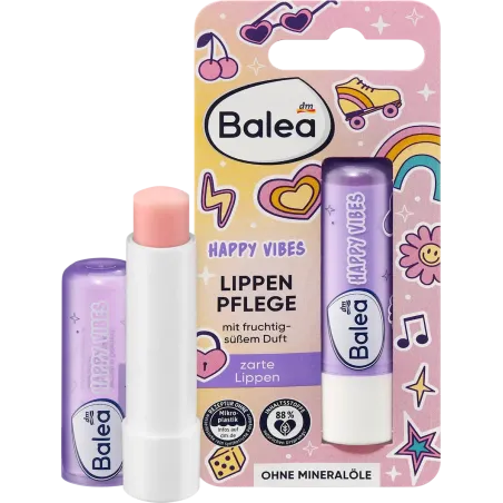 Balsam de buze pentru copii Happy Vibes, 4,8 g