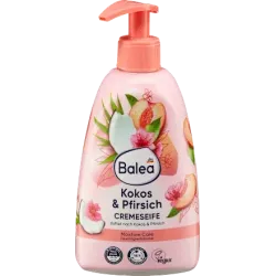 Săpun cremă Piersică și Nucă de Cocos, 500 ml