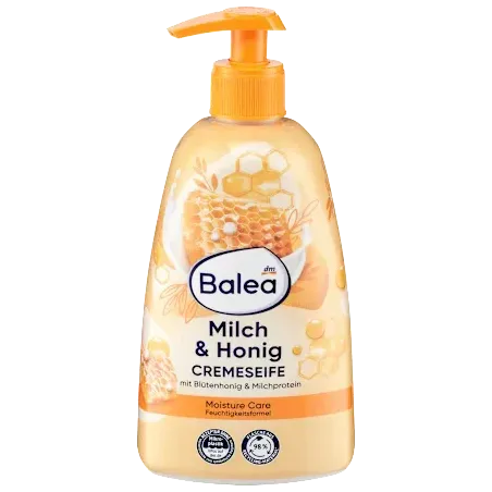 Săpun cremă Lapte și Miere, 500 ml
