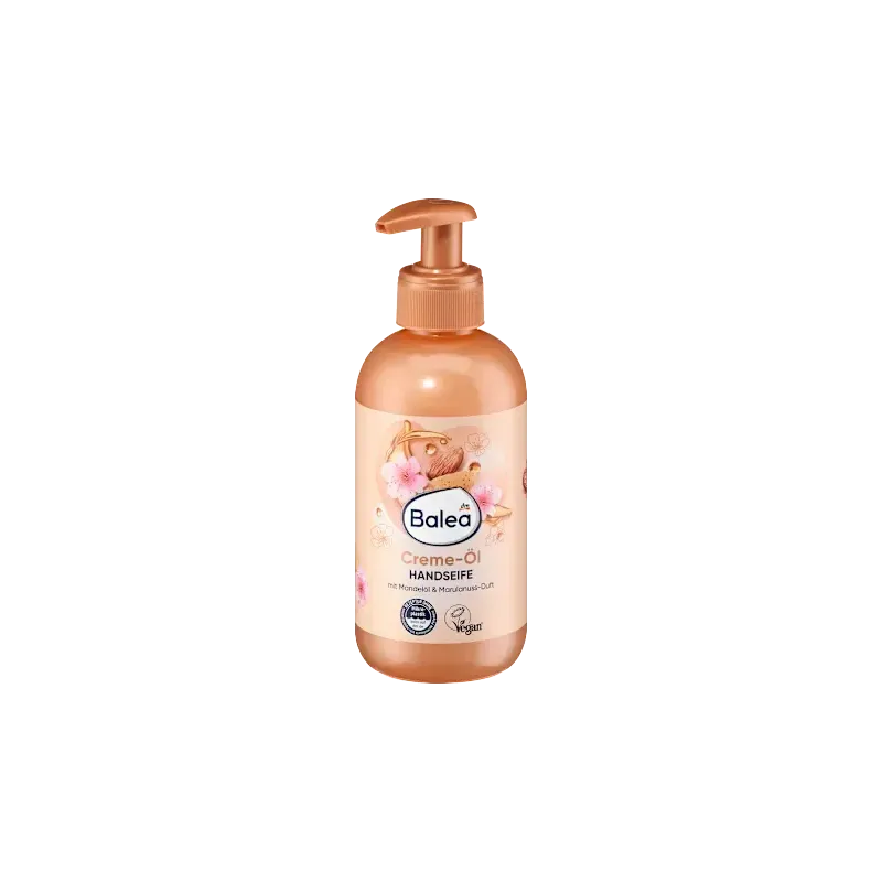 Săpun lichid cremă-ulei cu ulei de migdale și parfum de nucă de marula, 300 ml