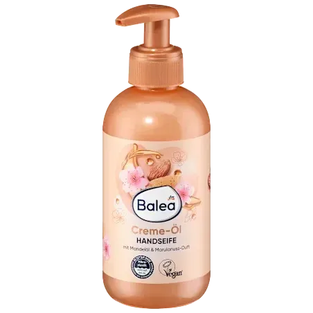 Săpun lichid cremă-ulei cu ulei de migdale și parfum de nucă de marula, 300 ml