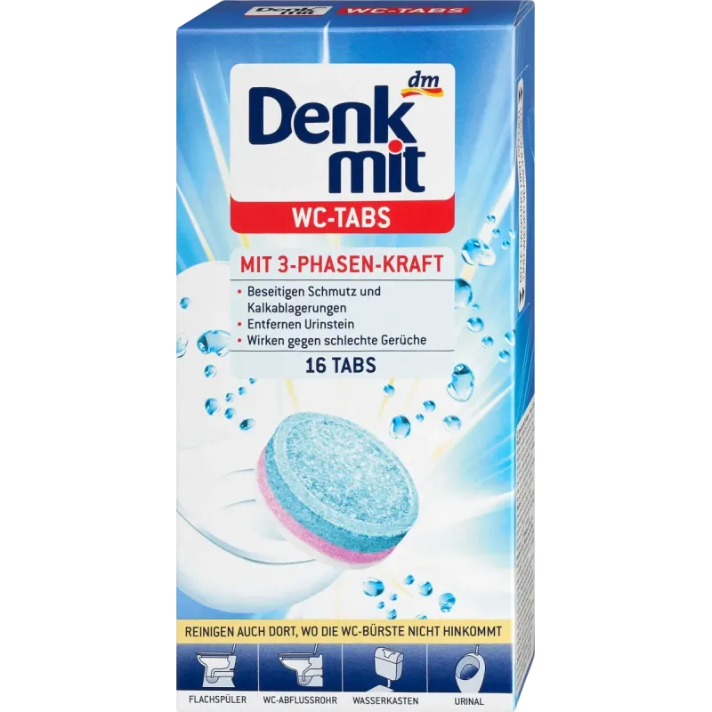 WC Cleaner Tabs, 16 buc