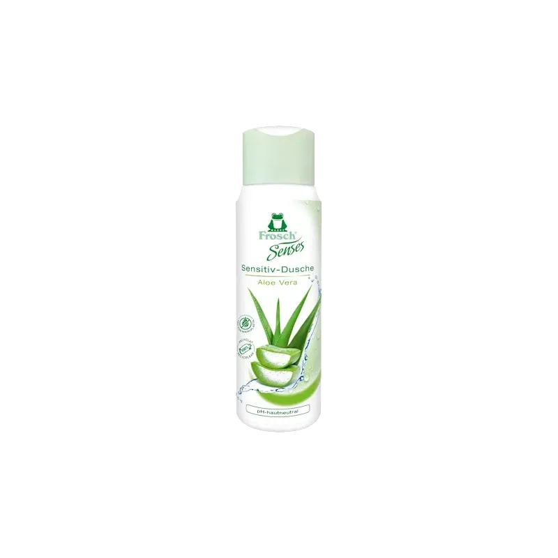 Gel de duș pentru ten sensibil cu aloe vera, 300 ml