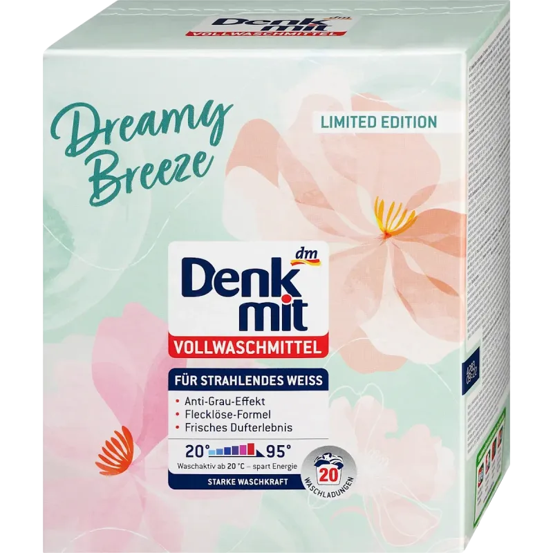 Detergent de rufe praf Dreamy Breeze, 20 Wl