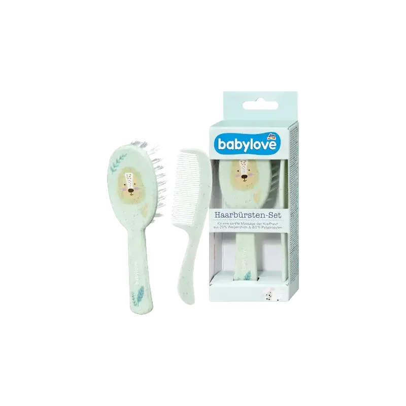 Set perii pentru bebeluși, 2 piese,1 buc