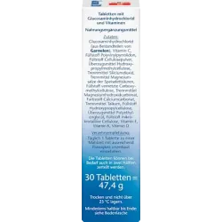 Glucozamină 1200 comprimate, 30 de comprimate, 47,4 g
