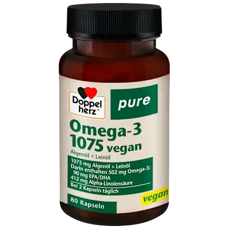 Omega-3 1075 capsule vegane, 80 capsule, 61,2 g