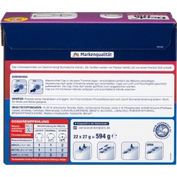 Capsule 3 în 1 detergent pentru rufe color 22 spălări, 22 Spălări