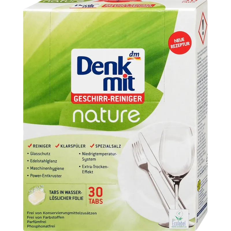 Mașină de spălat vase Tabs nature, 30 buc