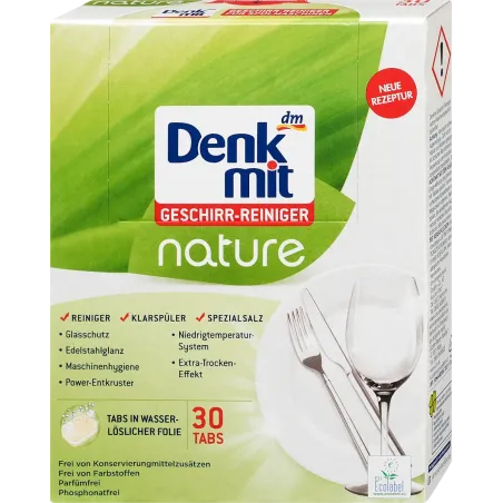Mașină de spălat vase Tabs nature, 30 buc