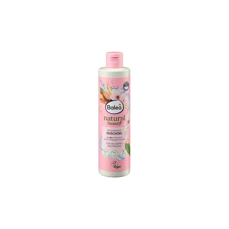 Gel de duș Natural Beauty Extract cu ulei de migdale și flori de cireș, 250 ml